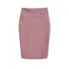 Saia Feminina Coreana de Cintura Alta com Fenda nas Costas Anti-Exposição para Outono e Inverno Nova Saia Bodycon Slim Fit com Costura Tridimensional