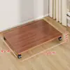 Base móvel para caixa de armazenamento com rodas, prateleira de armazenamento, bandeja para computador sob a mesa, suporte para plantas, rodas universais, suporte para impressora