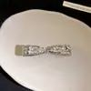 Pinza Lateral para el Cabello con Lazo de Pedrería Estilo Fresco y Dulce Pinza de Pato Personalidad Diseño de Moda Sentido Accesorios para el Cabello de Nicho Venta al por Mayor