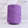 Ligero de 3 mm de Grosor Hilo Hueco Hilo de Seda de Hielo Bolso Tejido a Mano con Ganchillo Cojín Hilo para Sombrero de Sol de Verano