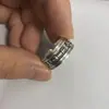 Anillo de Seis Palabras Mantra Toffee Plateado para Hombre, Plata Tailandesa, Estilo Ins, Diseño Original Retro Personalizado, Anillo Abierto Simple de Nicho