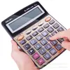 Deli 1559 Calculadora de Voz Negocios Pantalla Grande Pronunciación Humana Computadora Multifunción Grande Comercial