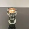 Estilo Novo Cruzando Fronteiras Garrafa de Vidro Padrão Vertical Copo de Vela de Duplo Uso Suporte de Vela de Cristal Transparente Vidro Colorido Criativo