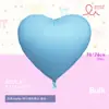 Mecrla Nuevo 18 pulgadas / 30 pulgadas Estrella de Cinco Puntas Flotante Corazón de Melocotón Mate Película de Aluminio Propuesta Globo de Cumpleaños