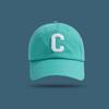 Gorra de visera estilo coreano estilo japonés nicho letra C para mujer simple casual de copa suave a prueba de sol gorra de béisbol pareja calle versátil