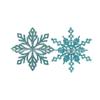 Decorações de Natal 10CM pó plástico snowflake árvore decoração Natal suprimentos pingente fábrica atacado