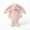 Pelúcia de Coelho Floral Coelho de Orelhas Caídas Fofo Boneca Companheiro Infantil Presente Boneca de Lançar para Casamento