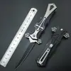 Navaja plegable de alta dureza Cross Portátil Navaja portátil Navaja táctica de exterior Supervivencia Camping Afilada Multifuncional Bolsillo