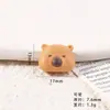 Nueva Bolsa de Expresión de Capibara Accesorios de Joyería Pegamento Cremoso Pasador DIY Cuerda para el Cabello Pegamento sin Rastro de Resina Calcomanía Estéreo