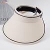 Jiaermei Sombrero de Copa Vacío para Montar Sin Voltearse Sombrero Protector Solar para Mujer Verano Ocio Sombrero de Sol Vehículo Eléctrico Sombrero de Sol para Exteriores