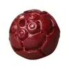 Cuentas de Loto de Cinabrio Crudo Natural, Cuentas Sueltas, Cuentas Redondas, Cuentas Separadoras, Cuentas Individuales, Cuentas de Buda de Arcilla Púrpura, Accesorios, Pulsera