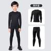 Ropa de Baloncesto para Niños con Retroceso Body Ropa de Entrenamiento Traje Deportivo Leggings de Fútbol Ropa de Secado Rápido para Hombres Primavera y Otoño