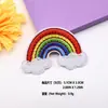 Novos Patches de Bordado com Adesivo Hot Melt Arco-Íris do Fabricante, Patches Sem Costura para Decoração de Roupas e Chapéus, Patches Premium DIY