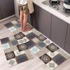 Alfombras de Piso de Tela con Tecnología Dropshipping Transfronterizo Alfombra de Cocina Entrada de Baño Alfombras Resistentes a las Manchas Alfombras para Pies Antideslizantes