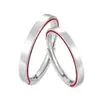 Juego de Anillos de Hilo Rojo para Pareja de 2026 Meses para Hombres y Mujeres, Anillo Abierto Ajustable de Banda Lisa de Nicho INS