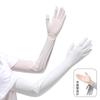 Guantes de protección solar de verano para mujer, para ciclismo al aire libre, protección UV, malla fina de seda de hielo, guantes de protección solar para dedos con fugas, venta al por mayor