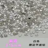K9 Imitación Huazi 1:1 Pedrería Blanca de Fondo Plano, Forma Irregular, Lote Completo, Pedrería Súper Brillante para Uñas DIY, Pedrería para Uñas que No se Cae