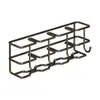 Estante de Almacenamiento para Rizadores de Baño, Soporte Antiescaldaduras para Planchas, Soporte de Pared para Planchas Alisadoras y Peines de Baño, Instalación sin Taladro