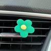 Clip para Salida de Aire de Coche Flor de Cinco Pétalos Coche Aire Acondicionado Perfume Aromaterapia Margarita Flor Pequeña Salida de Aire Perfume Decoración Clip de Fragancia