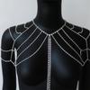 Moda Hot-selling Multicamadas Borla Ombro Corrente Noiva Casamento Desgaste Jóias Acessórios Elegante Feminino Corpo Corrente Ombro Corrente