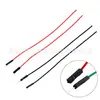 Cabeza única 1p línea DuPont cabeza macho y hembra línea de 20 cm de largo 2.54 línea de conexión de prueba única 200 mm rojo y negro