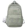 Mochila Escolar Refletiva com Grafite para Mulheres 2025 Novo Design de Nicho Mochila Casual para Alunos do Ensino Fundamental II e Médio Mochila de Grande Capacidade