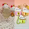 Colgante de oro puro 999 Jiyikawa Usagi serie gatito de peluche cordón para promoción de transmisión en vivo de TikTok
