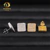 Caliente Nuevo Estilo Transfronterizo Plata de Ley 925 Engastado con Aretes Redondos Moussaint Color D VVS Aretes Clásicos Europeos y Americanos para Hombre y Mujer