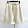 Shorts de Fleece com Painel de Luz Personalizado Unissex Modelagem Solta Fábrica DIY Liso Shorts Esportivos Atacado Cor Sólida