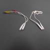 Fisioterapia de Frecuencia Media y Baja Pinza de Agujero Estenopeico a Pinza de Cocodrilo para Oreja Línea 2.0 Línea de Conversión de Agujero Estenopeico Línea de Clip de Electroacupuntura