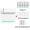 Impresora Térmica de Bolsillo Mini Bluetooth Sin Tinta para Estudiantes Nueva de Fábrica Conveniente para Pegar