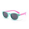 Gafas de Sol de Silicona para Niños y Niñas Moda Uñas de Arroz Gafas de Sol Polarizadas Protección UV Gafas para Niños 8141