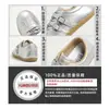 Zapatillas de Entrenamiento Globales Plateadas Alemanas para Mujer Verano 2026 Nuevas Casuales Zapatillas de Ballet con Hebilla Única Zapatos de Carrera para Mujer
