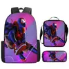 Mochila de Liberación Rápida Transfronteriza de Spider-Man Mochila Escolar para Estudiantes de Primaria y Secundaria Mochila de Anime de Gran Capacidad