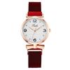 Comercio Exterior Moda Popular Reloj Digital de Lazo para Mujer Reloj de Mujer Reloj Magnético de Hierro Perezoso Imán Correa Milanesa