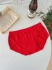 Ropa interior de mujer de algodón puro fino con ribete de encaje sencillo y entrepierna de doble capa que no pellizca los glúteos, venta al por mayor en stock, dulce y transpirable para damas