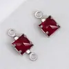 Aço Inoxidável 304 Vidro Colorido Pingentes Multiestilo Acessórios para Joias Artesanais DIY Colar Pulseira Acessórios Criativos
