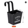 Venta al por mayor de fábrica flor artificial creativa jarrón decorativo especial forma de bolso de mano maceta de plástico cuadrada no porosa