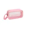 Bolsa de Maquiagem de PVC à Prova d'Água, Bolsa de Armazenamento de Maquiagem de Grande Capacidade, Bolsa de Higiene Pessoal Transparente Portátil Simples para Viagem Fábrica