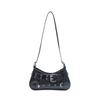 Bolsa feminina 2025 nova hot girl para axila bolsa de mensageiro de ombro único de couro pu popular deste ano com fivela personalizada