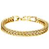 Pulseira de Aço Titânio Aço Inoxidável Dupla Camada Quilha Versátil Moda Simples Personalizada Novo Estilo Europeu e Americano Transfronteiriça 6mm Atacado para Mulheres
