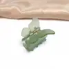 Presilha de Garra Borboleta Fosca Tridimensional Super Fada Coreana Grampo de Cabelo para Rabo de Cavalo Menina Celebridade da Internet Borboleta Pintura de Borracha Grampo de Cabelo