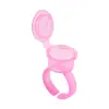 Taza de Anillo de Color Flip-Top Desechable para Tatuaje Taza de Color Flip-Top para Tatuaje Herramientas de Suministros para Tatuaje de Cejas Venta al por Mayor Transfronterizo