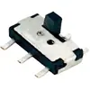 Fornecimento de Chave Alavanca Pequena SMD, 2 Posições, 6 Pinos, Mini Chave Alavanca Vertical com Design de Rosto Sorridente e Pinos de Posicionamento