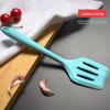 Fábrica por atacado céu azul silicone espátula proteção fundo plano espátula alta temperatura resistente utensílios de cozinha integrado punho de silicone