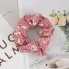 Atacado ins Estilo Mori Corda de Cabelo Doce Fofo Francês Vintage Laço de Cabeça Elástico Acessórios de Cabelo Simples Floral Anéis de Cabelo de Intestino Grosso