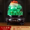 Nuevos Adornos de Sapo Dorado de Jade Imitación Bafanglaicai Estilo Chino Adornos para Oficina Estantería Sala de Estar Aparador de Vino Decoraciones para el Hogar