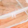 Bolsa de aseo de PVC con lunares al por mayor Bolsa de almacenamiento para el hogar acolchada Bolso de mano transparente con cremallera Bolsa de regalo Bolsa de cosméticos Personalización