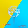 Toppers de Cumpleaños Acrílicos, Estilo de Letra Clásico, Letras de Feliz Cumpleaños Escritas a Mano, Decoraciones para Pasteles, Paquete de 10