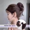 Fabricador de Moños de Cabello Rizado para Mujer de Cabello Humano Transfronterizo, Moño Dulce Esponjoso Estilo Coreano, Accesorio para el Cabello de Moño Flor